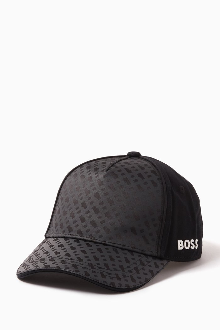 

Logo-detail Cap in Cotton, Black