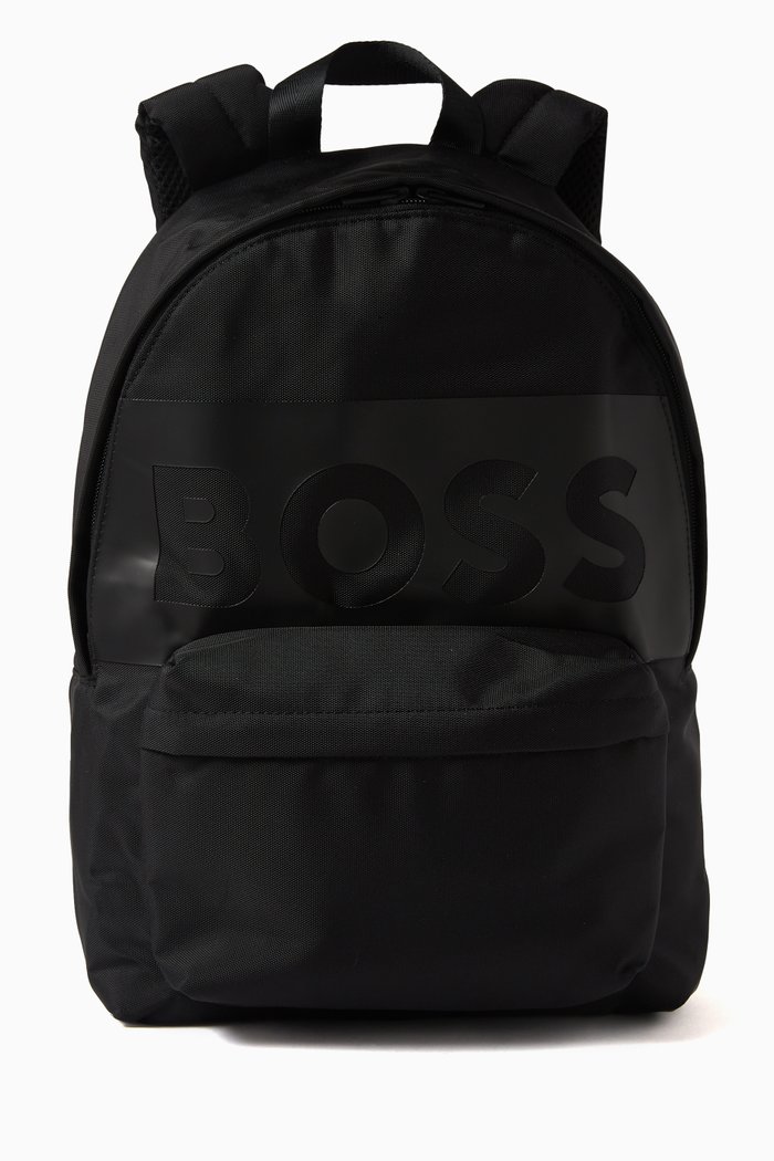 

Logo-detail Backpack in Polyester, Black