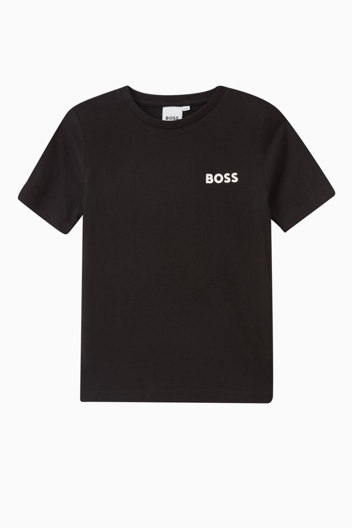 

Logo-print T-shirt in Cotton, Black