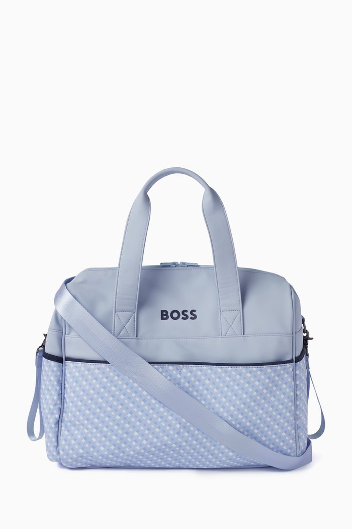 

Logo-detail Changing Bag, Blue