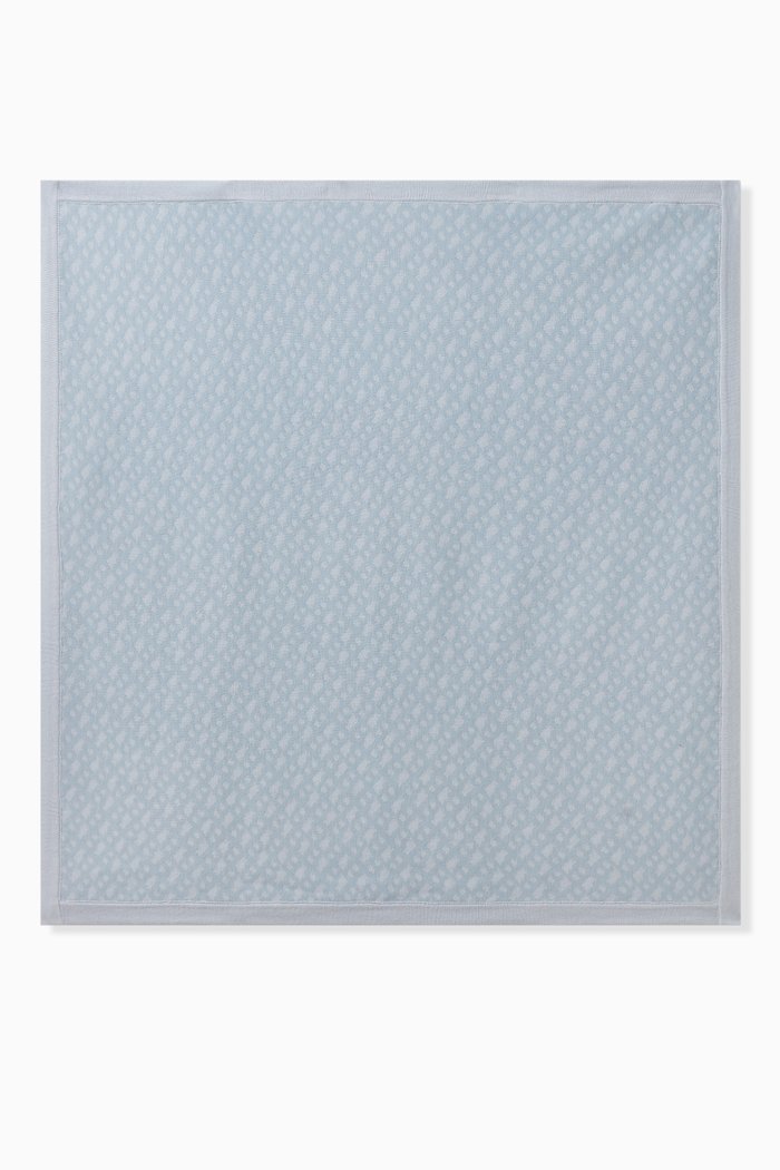 

Logo-detail Blanket in Cotton, Blue