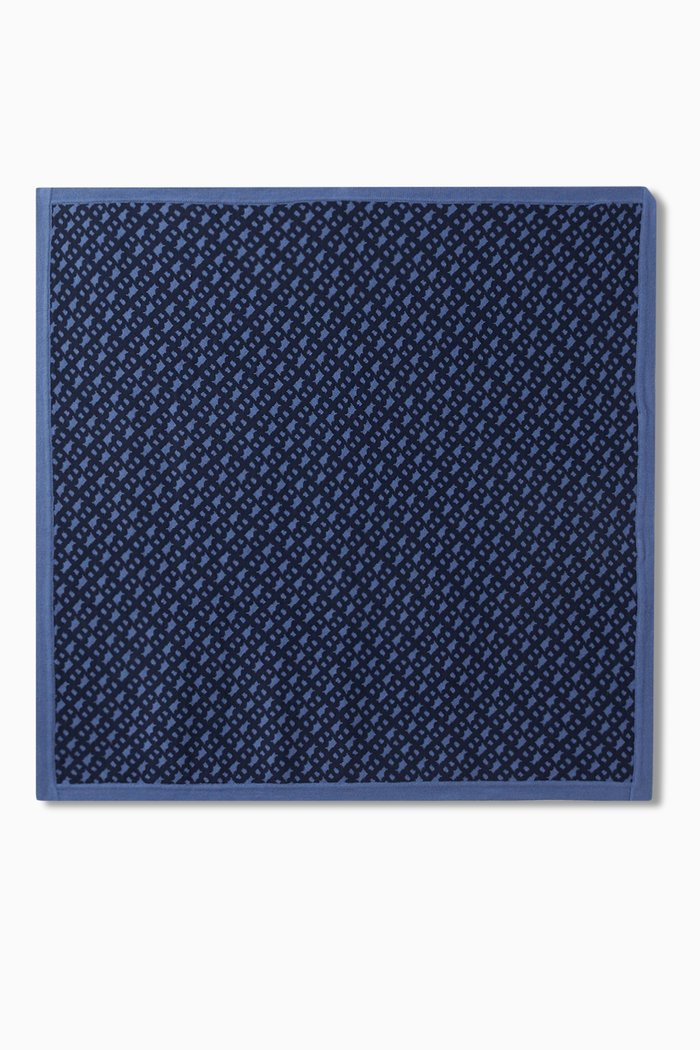 

Logo-detail Blanket in Cotton, Blue