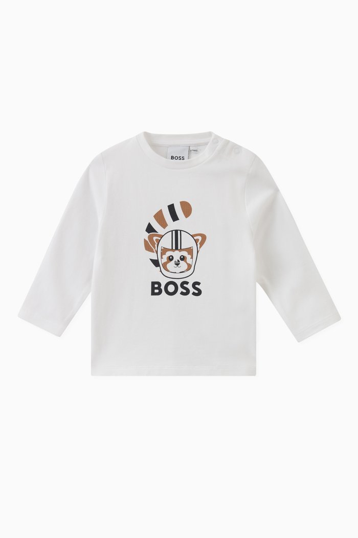 

Logo-print T-shirt in Cotton, White