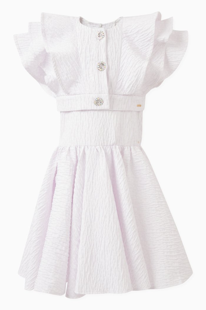 

Ruffled Dress, Purple