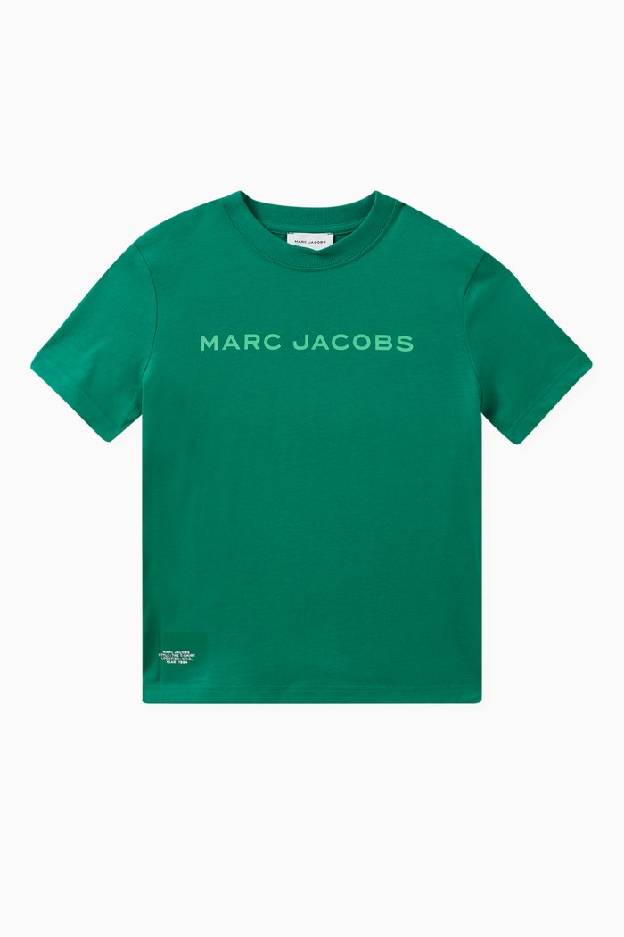 

Logo Print T-shirt in Cotton, Green
