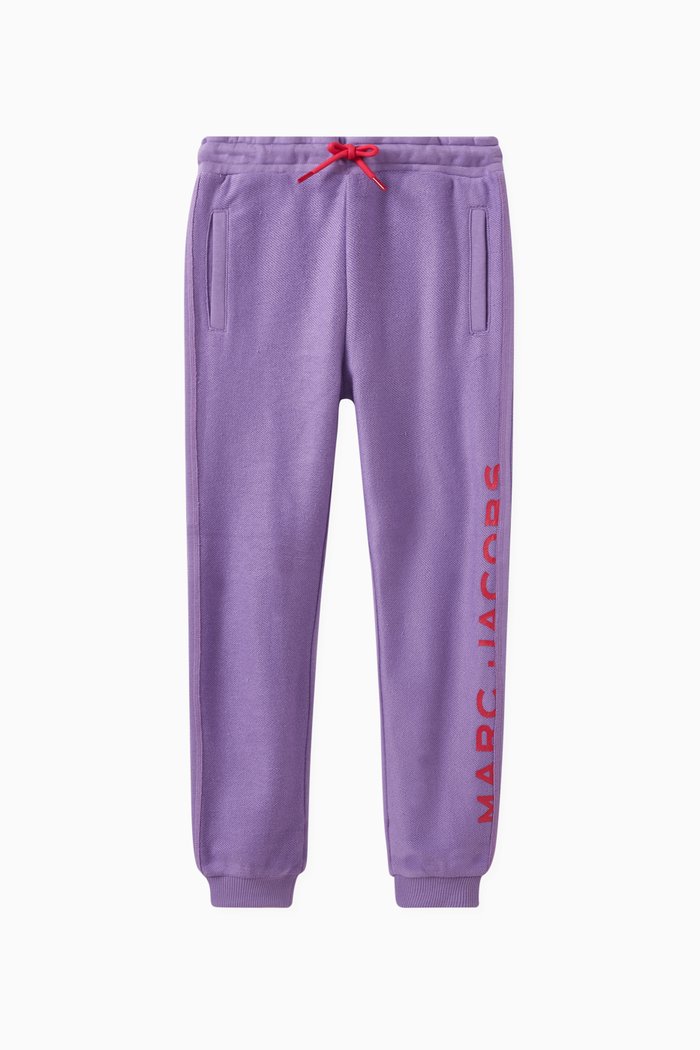 

Logo Sweatpants in Cotton Blend, Purple