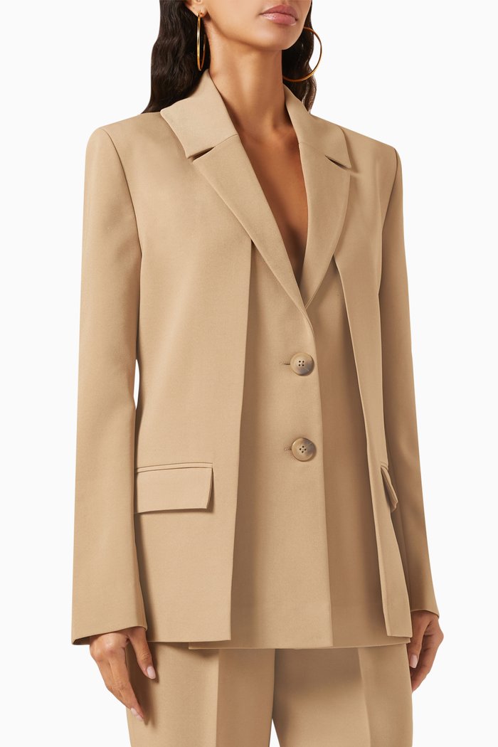 

Gabriele Cut-out Blazer, Brown