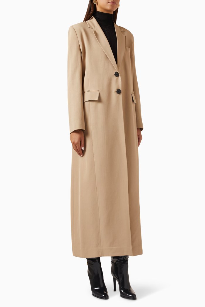

Lama Signature Long Blazer, Neutral