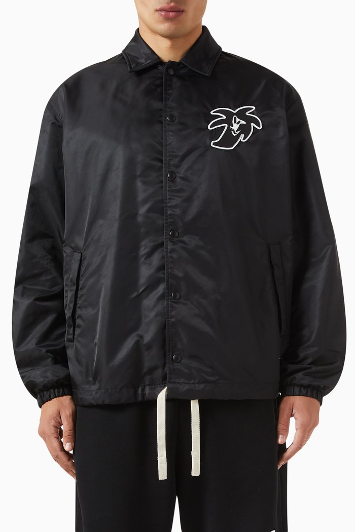 

Hunter Coach Jacket in Nylon, Black
