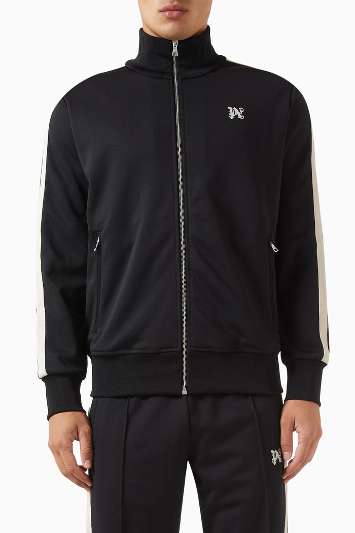 

Monogram Classic Zip-up Track Jacket, Black