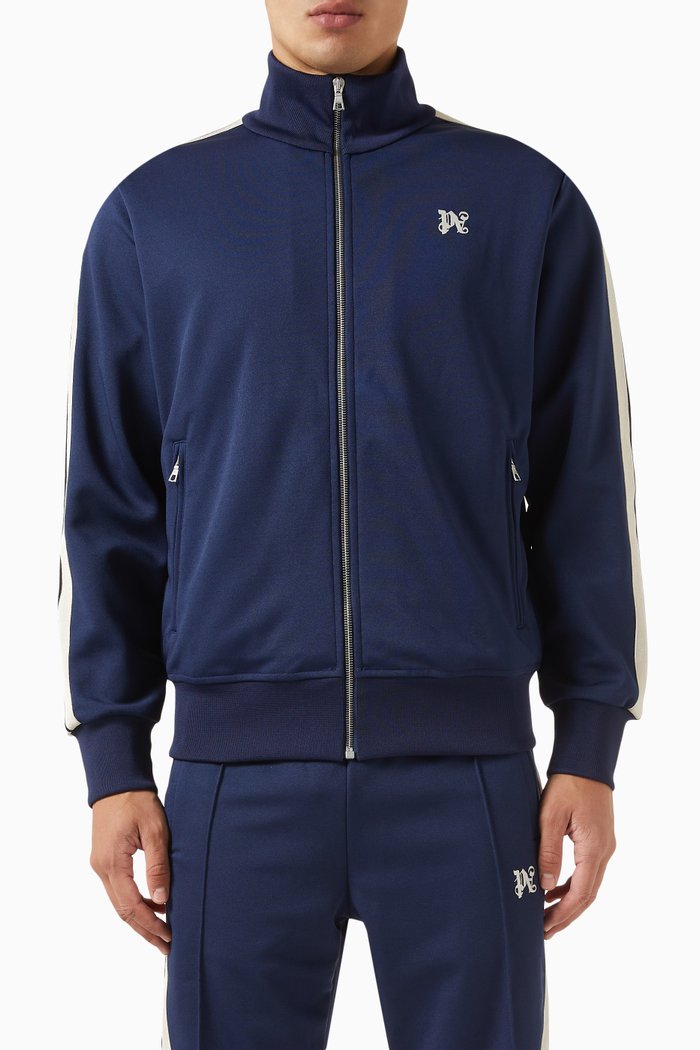 

Monogram Classic Zip-up Track Jacket, Blue