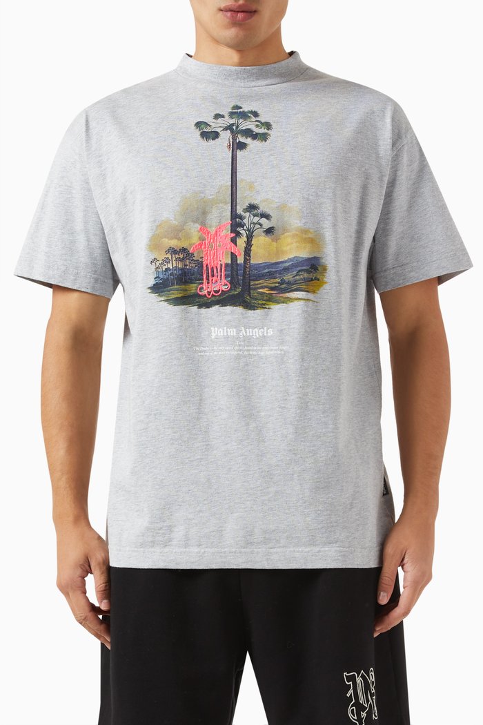 

Douby Lost in Amazonia T-shirt in Cotton-jersey, Grey