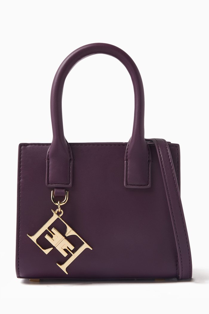 

Mini Tote Bag, Purple