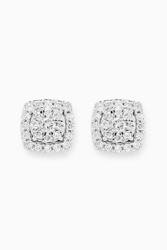 

OneSixEight Siempre Diamond Stud Earrings in 18kt White Gold