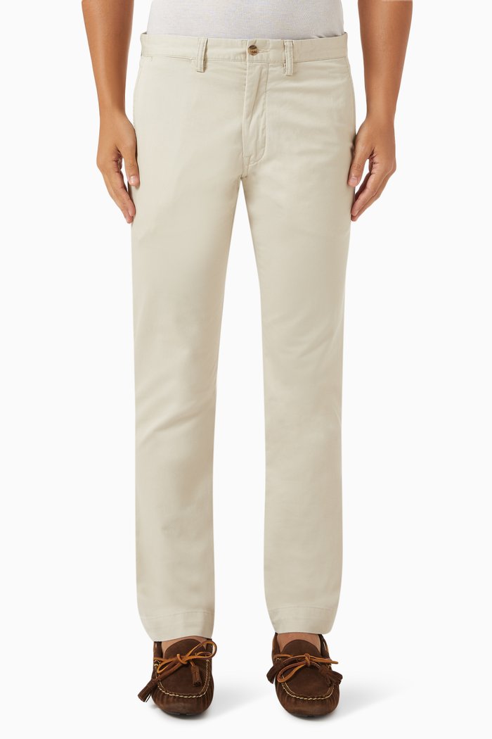 

Slim-fit Chinos in Cotton, Neutral