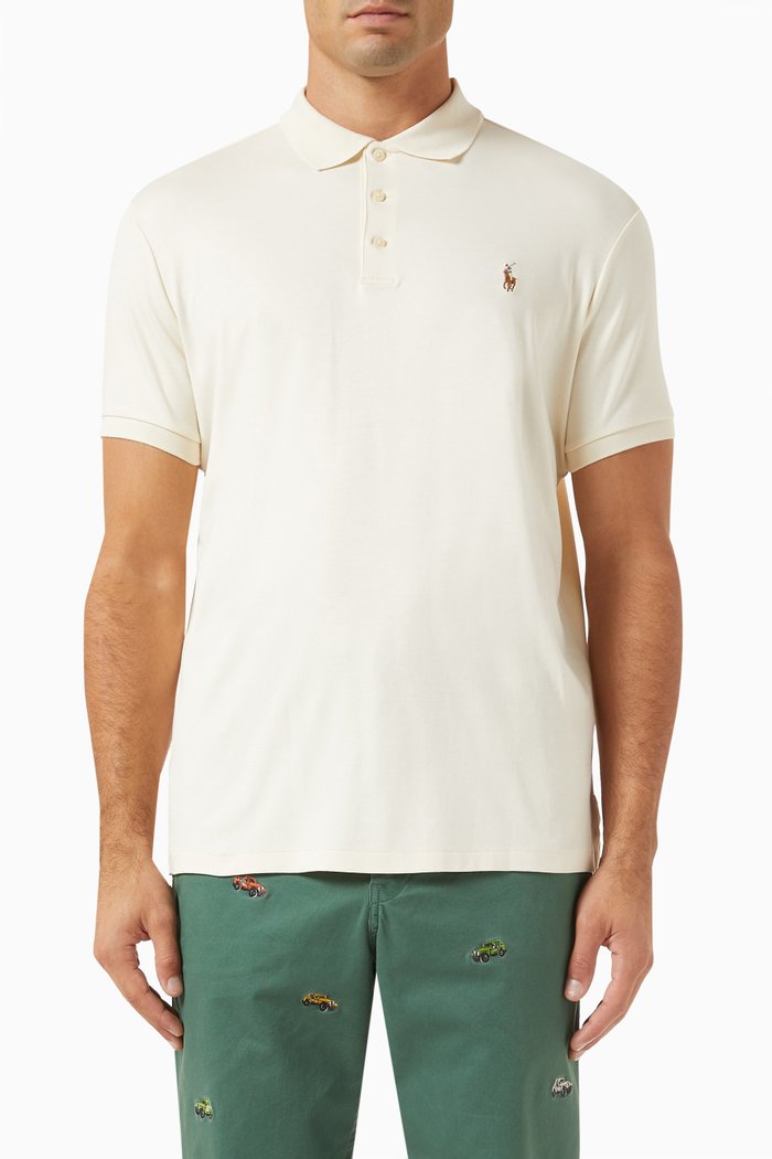 

Polo Shirt in Cotton Piqué, Neutral