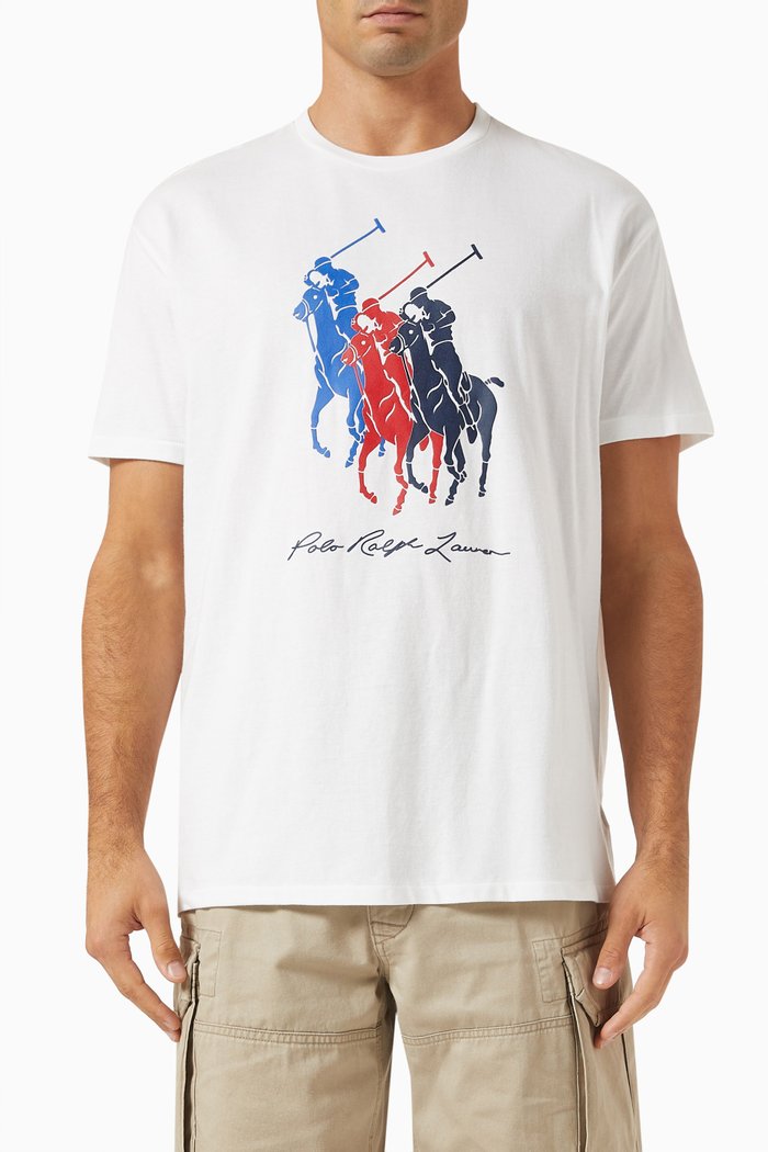 

Big Pony T-Shirt in Cotton-jersey, White