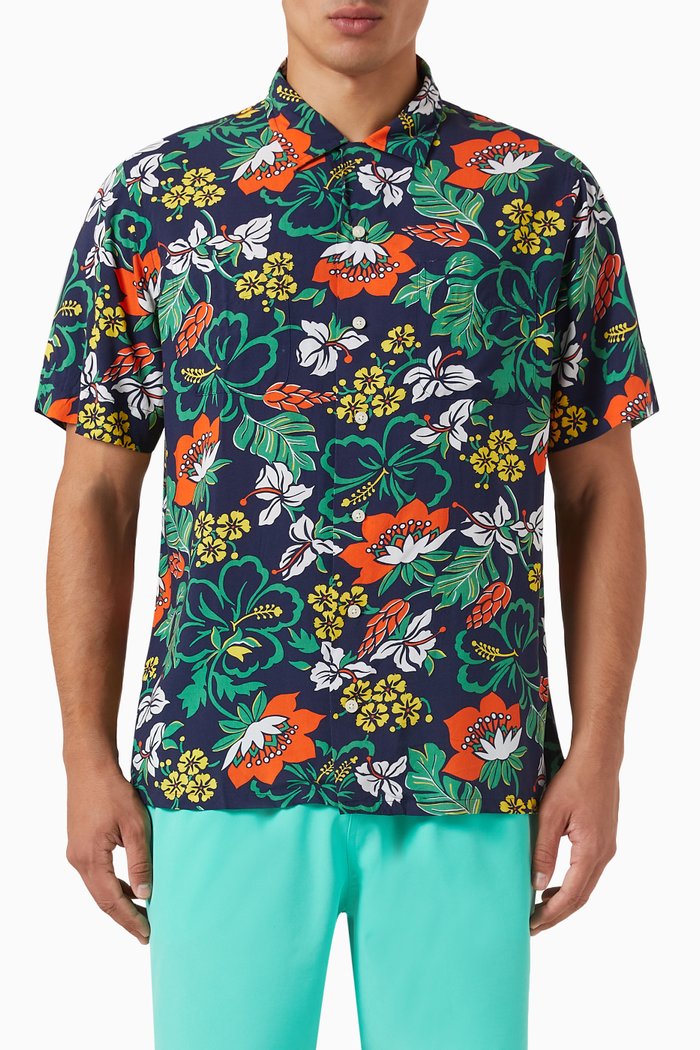 

Printed Shirt in Viscose, Multicolour