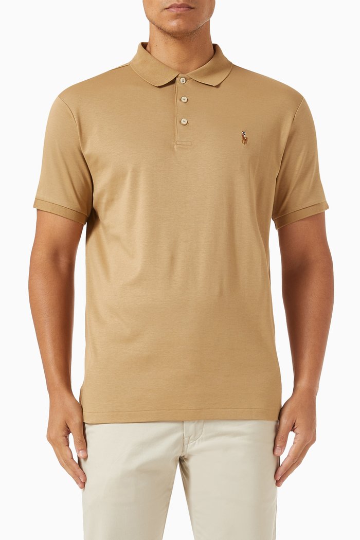 

Polo Shirt in Cotton Piqué, Neutral