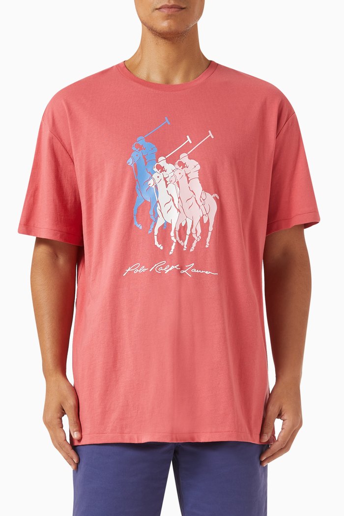

Logo T-shirt in Cotton Jersey, Red