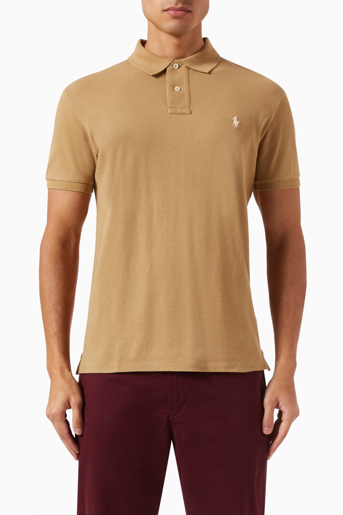 

Polo Shirt in Cotton Piqué, Neutral
