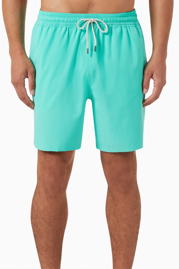 

Traveler Swim Trunks in Recycled Nylon, Green