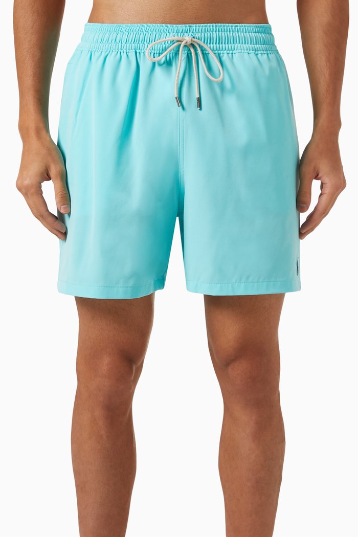 

Traveler Swim Trunks in Recycled Nylon, Blue