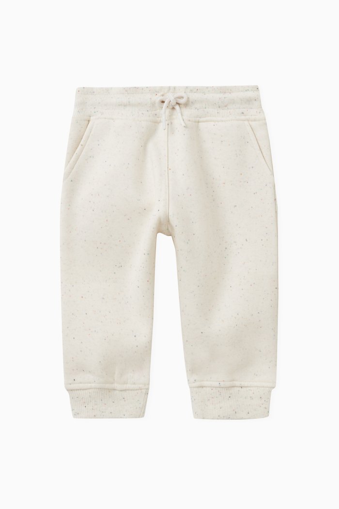 

Logo Sweatpants in Cotton Blend Fleece, Neutral