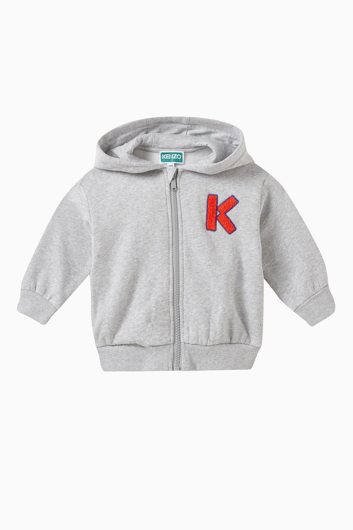 

Logo Sweatshirt in Cotton Jersey, Grey