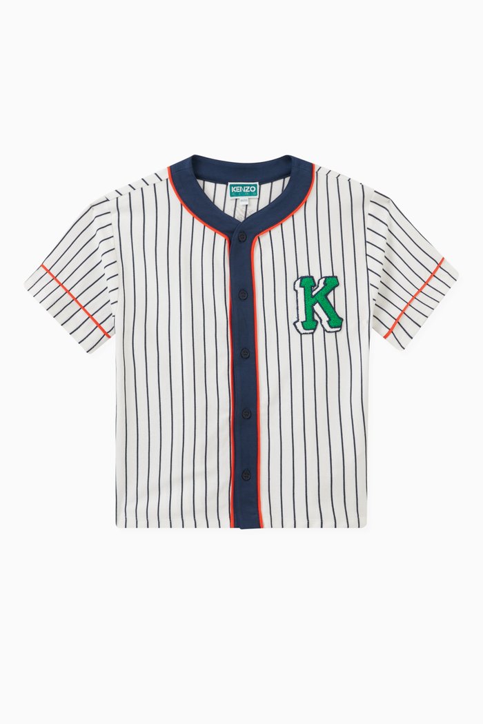 

Baseball Logo Shirt in Organic Cotton, White