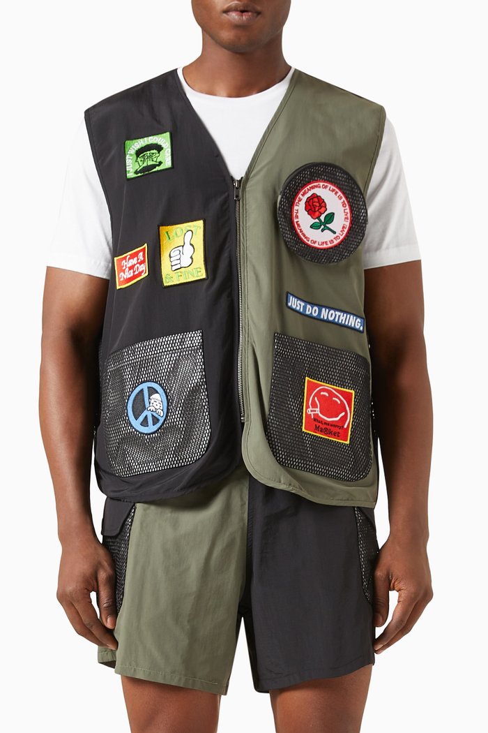 

Garden Vest in Nylon, Multicolour