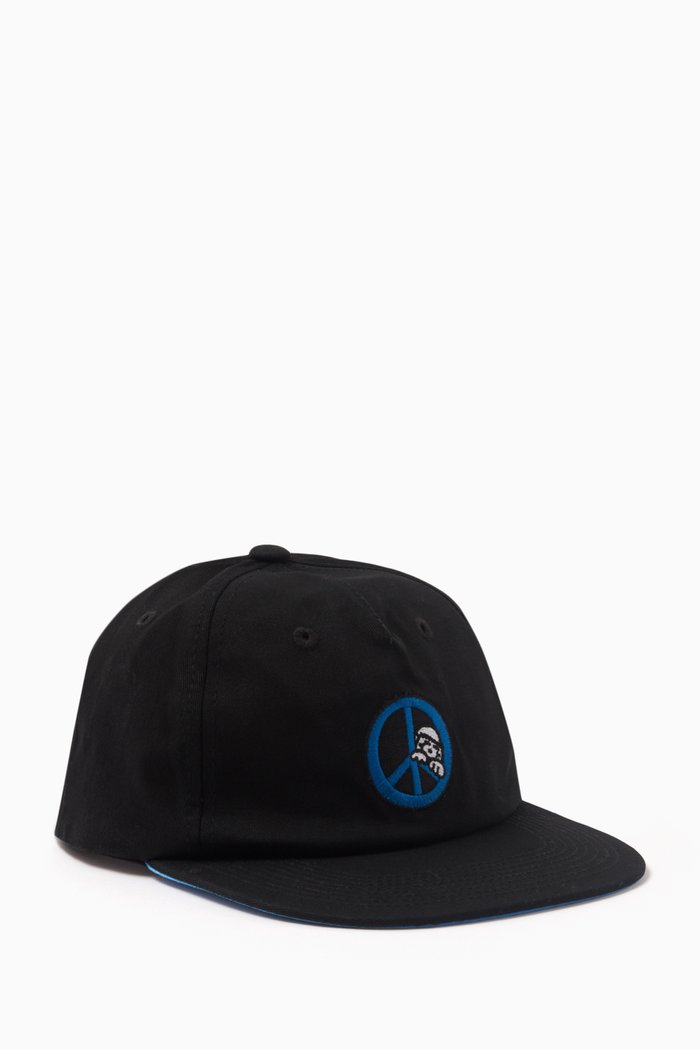 

Alone At Peace Hat in Cotton, Black