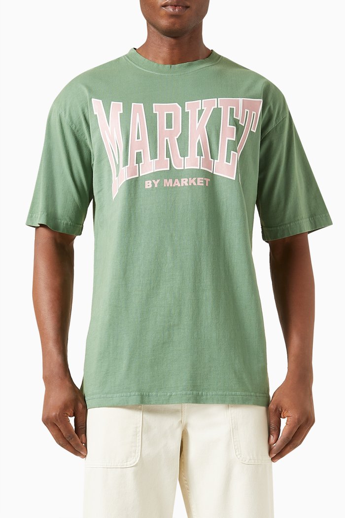 

Persistent Logo T-shirt in Cotton-jersey, Green