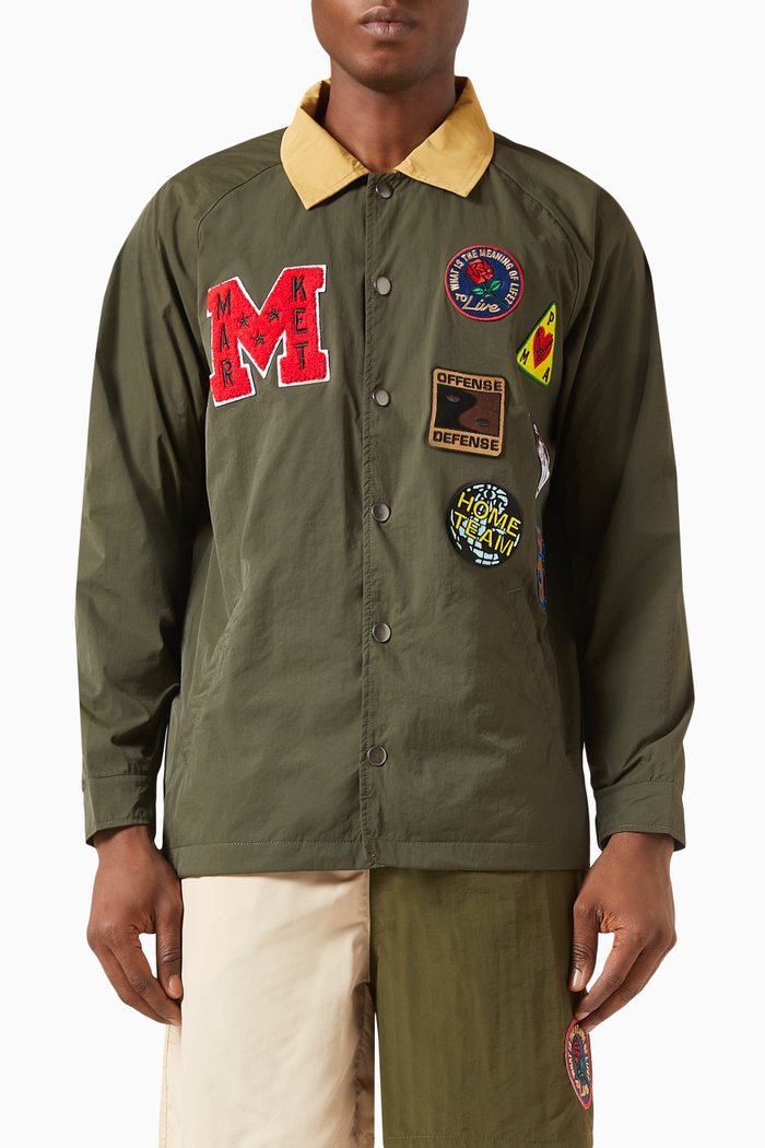 

Summer League Coaches Jacket in Nylon, Multicolour