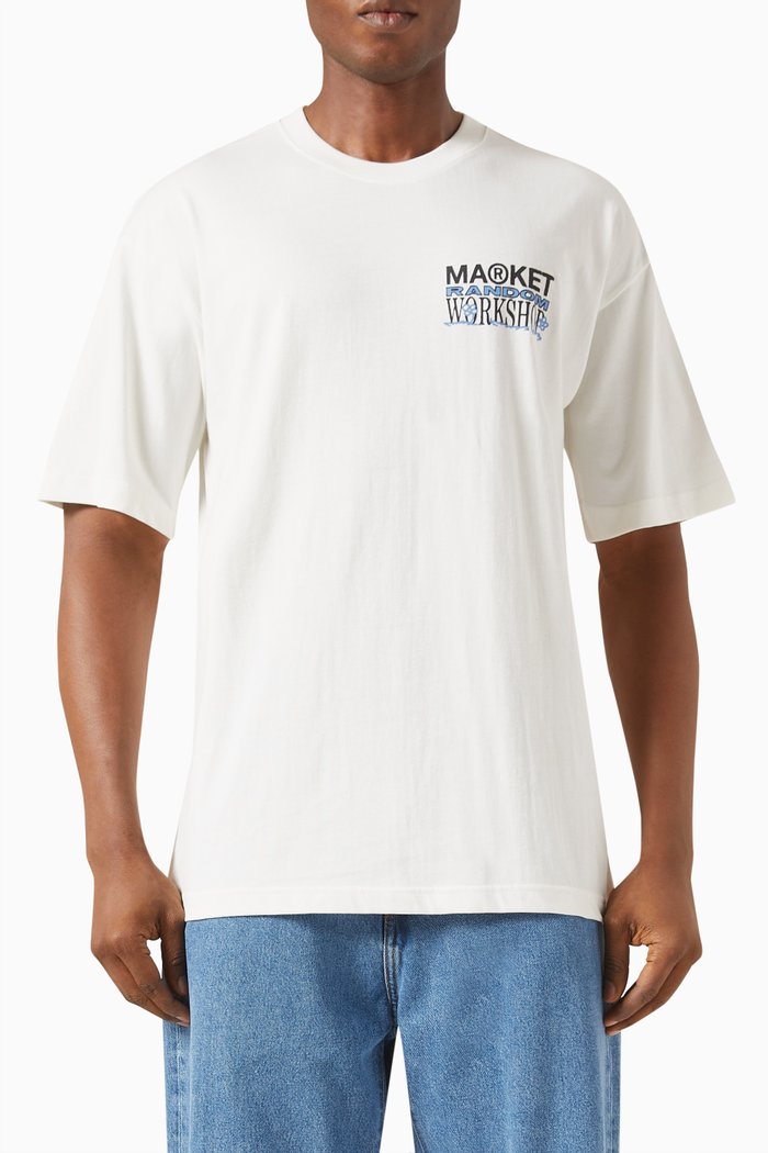 

Flowerbed T-shirt in Cotton-jersey, Neutral