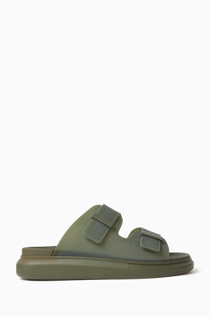 

Hybrid Slides in Rubber, Green
