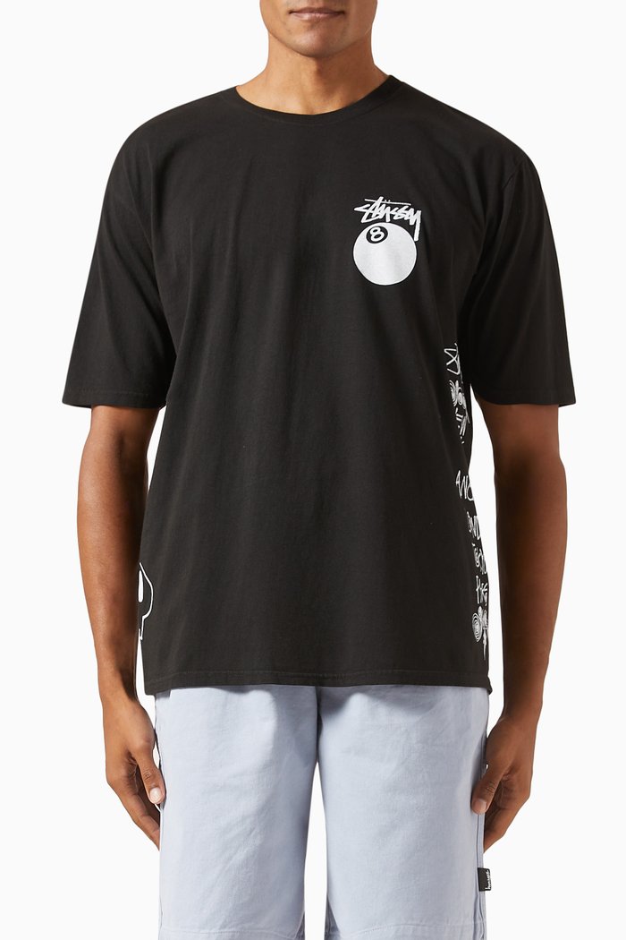 

Test Strike T-shirt in Cotton Jersey, Black