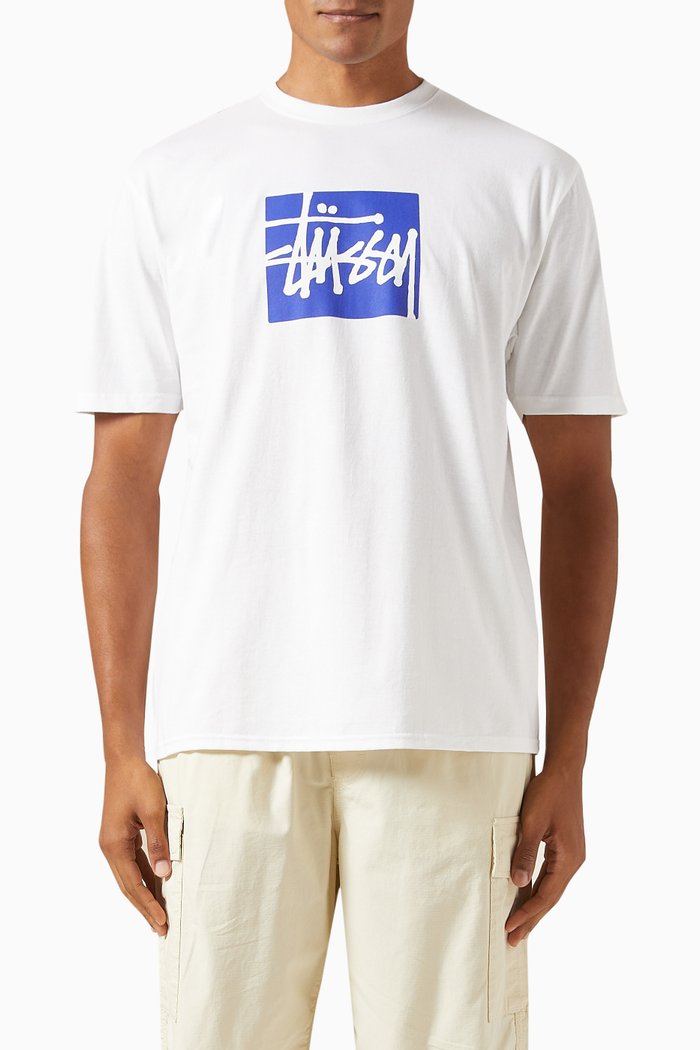 

Stock Box T-shirt in Cotton Jersey, White