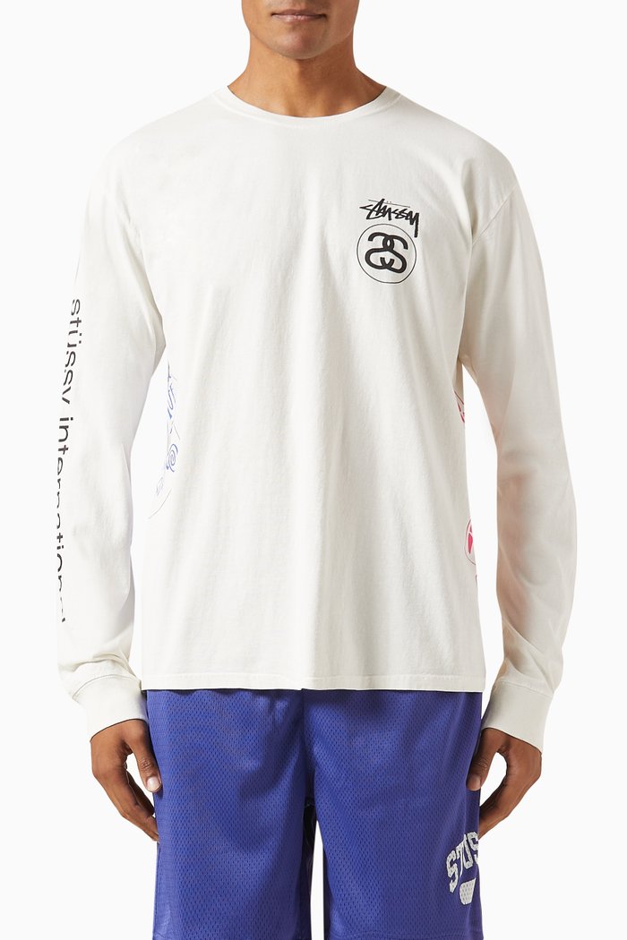 

Test Strike T-shirt in Cotton Jersey, White
