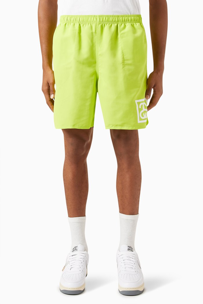 

SS Link Water Swim Shorts in Nylon, Green