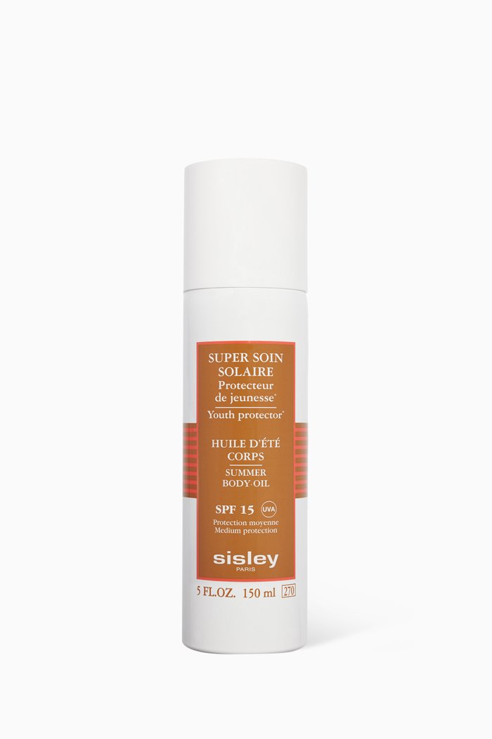 

Soin Solaire Tinted Sunscreen Cream Summer Body Oil SPF 15, 150ml, Colourless