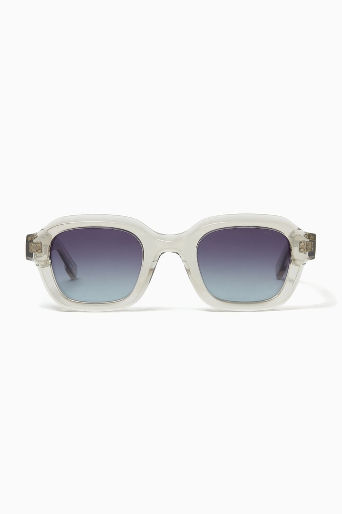 

Will Square Sunglasses in Eco Acetate, Grey
