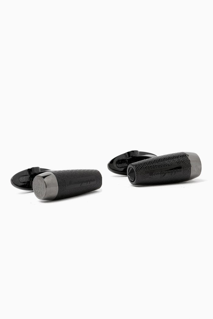 

Fortuna Cufflinks in Metal, Black