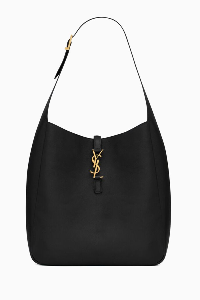 

Large Le 5 à 7 Bag in Smooth Calfskin Leather, Black