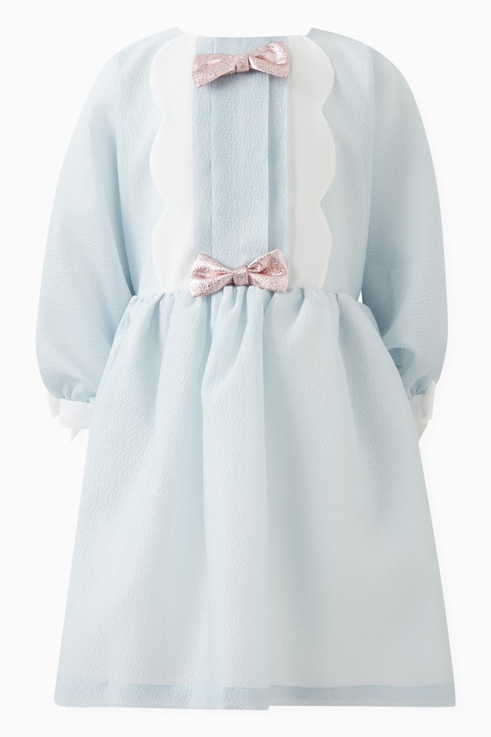 

Scalloped Dress, Blue