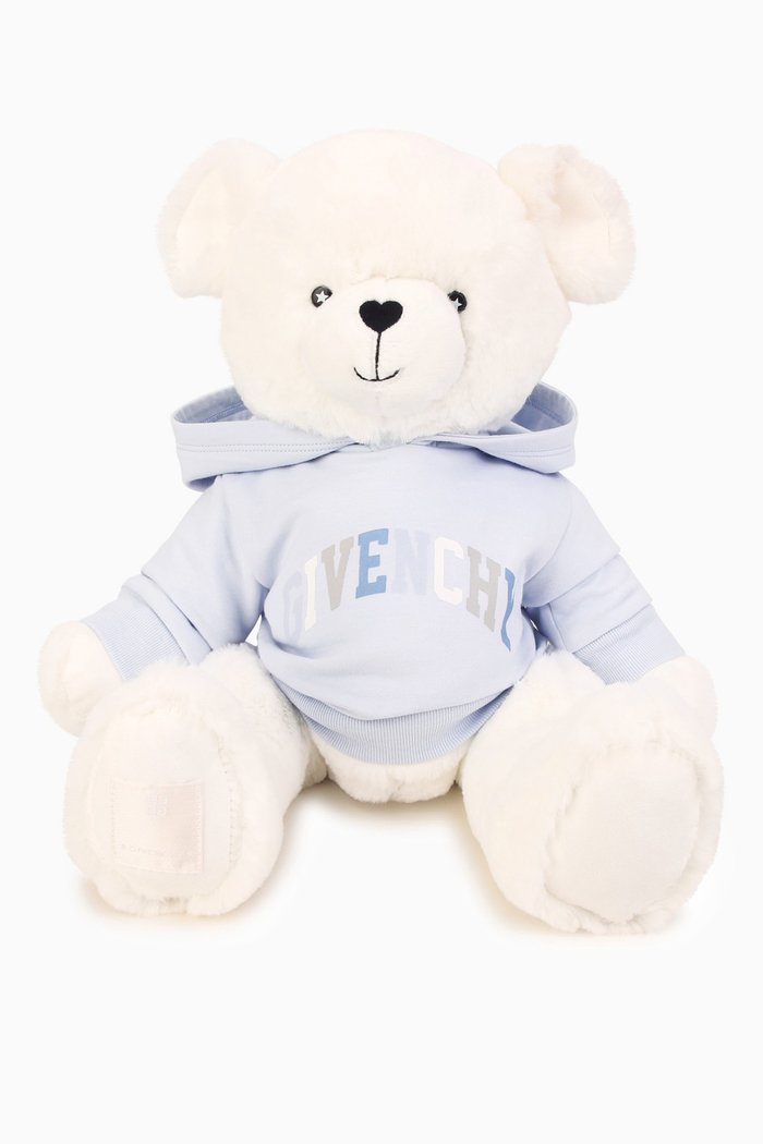 

Teddy Bear in a Logo Sweatshirt, Blue