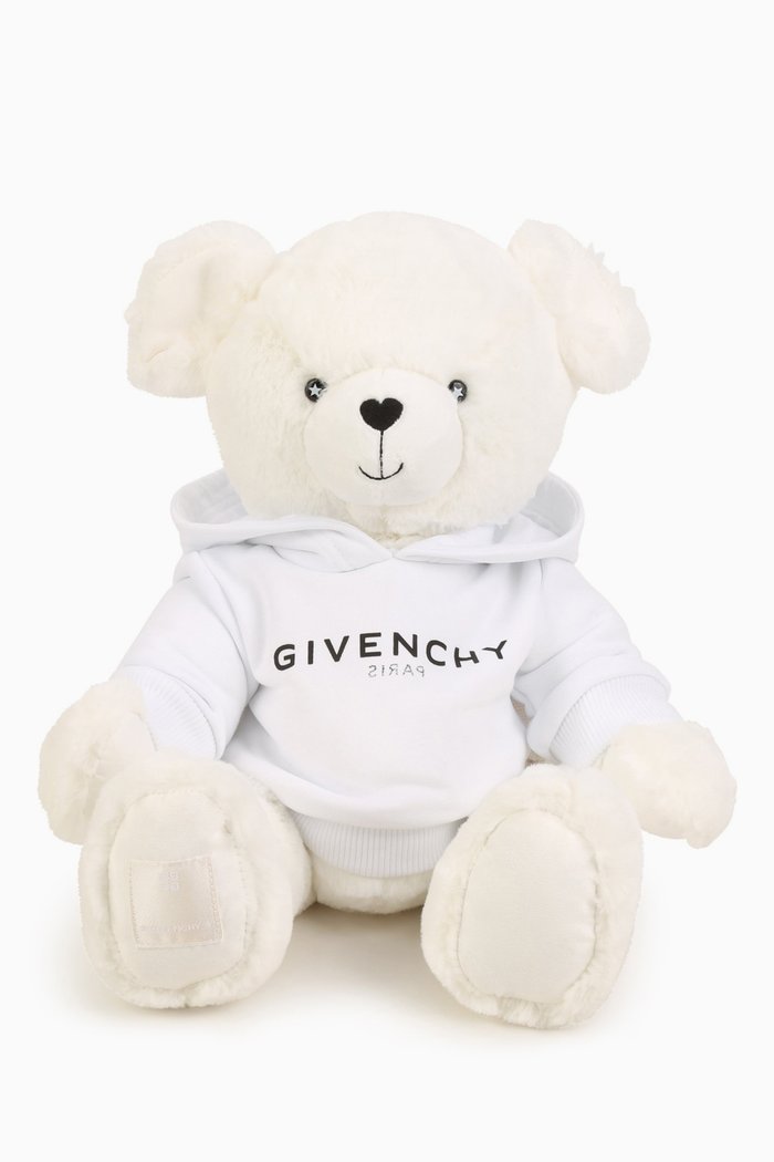 

Teddy Bear in Logo Sweatshirt, White