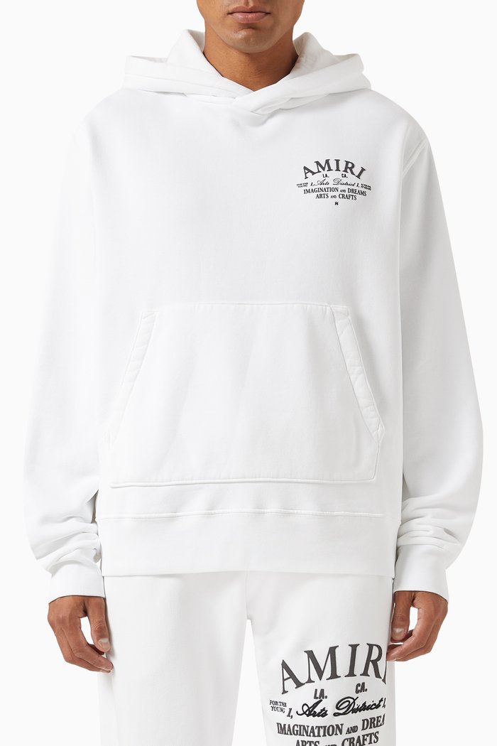

Logo Hoodie in Cotton, White