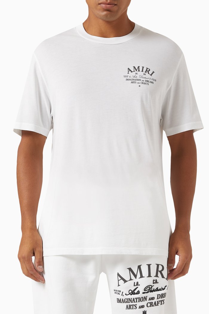 

Logo Print T-shirt in Cotton, White