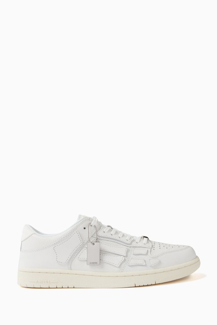 

Skeltop Low Sneakers in Smooth Leather, White